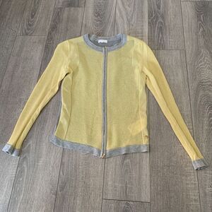 Women's Escada Sweater Full Zip‎ Up Jacket  Size Small